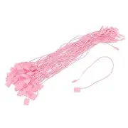 Hang Tag String Snap Lock Price Tag Fastener Ties pink 7 inch 1000pcs