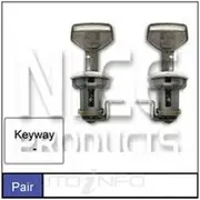 Nice Door Lock Barrel - Pair, NDL11Y