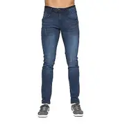 Duck and Cover Mens Tranfold Slim Jeans Tinted Blue 36R