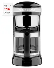 KitchenAid 12-Cup Drip Coffee Maker with $14 Credit