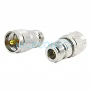 1x N Type Female to UHF PL259 Male Plug RF Coaxial Adapter Connector Adaptor