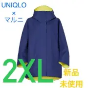 UNIQLO MARNI Raincoat Block Tech Parka size XXL (US XL) JAPAN