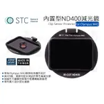 數位小兔【STC CLIP FILTER ND400 內置型 減光鏡 OLYMPUS M43】公司貨 鍍膜 MIT 零色