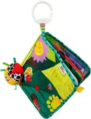 TOMY L27385 LAMAZE Bitty Bug Book, Clip on Pram and Pushchair Newborn, Sensory B