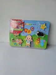 NEW! Cocomelon Wooden Musical Sound 5 Piece Puzzle Singalong with JJ and Friends