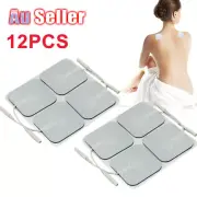 12pcs Self Adhesive 5X5cm Replacement Gel Reusable Tens Machine Electrode Pads