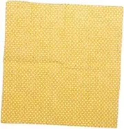 BATHVEVE 7 Pieces Cotton DIY Pattern Cloth Set Creative for Sewing Crafts Costumes Yellow Versatile Material for Quilts Decorations School Projects