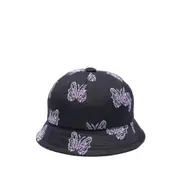 [Needles] Needles Logo-print Bucket Hat L BLACK/PURPLE