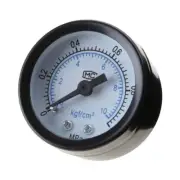 Upgraded Pressure Gauge 1/4" Thread Mini Pressure Gauge Meter Ranges 0-1.0Mpa