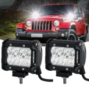 2PCS LED Work Light Flood Cube Pods Bar Driving Fog Lamp Offroad Truck SUV 4"