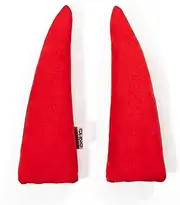 CLINGAIR Seat Cushion for RECARO RMS Back Pad S-BL6R Ultra Suede Red
