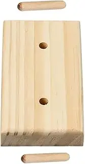DOITOOL Wooden Thread Holder Durable Sewing Thread Rack for Efficient Space Utilization Minimalist Yarn Organizer for Home DIY Crafting for Embroidery and Spools Storage