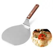 Pizza Shovels with Wood Handle Round Pizza Spatula Cake Shovel Bread