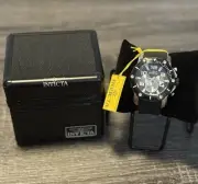 Invicta Men's Watch 45739 Pro Diver Quartz Chronograph Black Dial Rubber Strap
