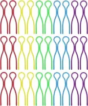 Tupalizy 5 Colors Plastic Bobbin Thread Holders Thread Buddies Bobbin Clips C...