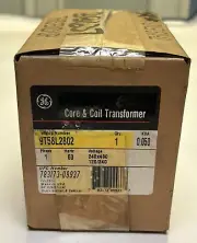 GENERAL ELECTRIC,9T58L2802,CORE & COIL TRANSFORMER .050KVA 120/240 240X480V NEW