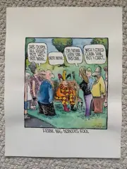 DAVE COVERLY SIGNED COLOR ORIGINAL SPEED BUMP PEN+INK ARTWORK NOBODY'S FOOL