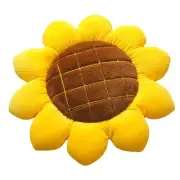 Super Soft Plush Cushion, Cute Sunflower Backrest Relax Pillow for Reading or...