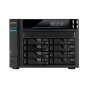 Asustor Lockerstor 8 AS6508T - 8 Bay NAS, 2.1GHz Quad-Core, 2 M.2 NVMe SSD Sl...