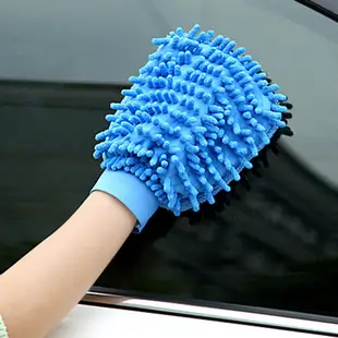 1PC Single-sided Car Wash Mitt Microfiber Soft Chenille Clea