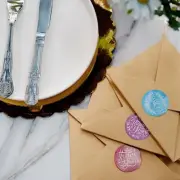 1000 STICKERS Thank You 1.5" Round Self Adhesive Labels ASSORTED Colors Favors