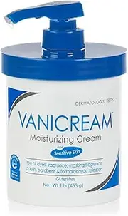 [Vanicream] Moisturizing Skin Cream with pump for sensitive skin - can be used for eczema, psoriasis, ichthyosis, and itch - dermatologist tested – free of dye, fragrance, and preservatives - 16 oz