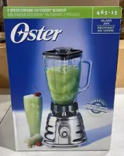 Oster RETRO CHROME BEEHIVE Blender 500W Glass 5 Cup 2 Speed BRAND NEW