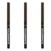 NEW Avon Glimmerstick Retractable Eyeliner - Cosmic Brown 0.28 g | Set of 3