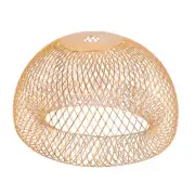 Wicker Lamp Shade Vintage Light Fixtures Rattan Pendant Light