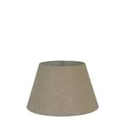 XS Taper Lamp Shade (10x6.5x7 H) - Dark Natural Linen - Linen Lamp Shade - ELSZ10657NLEU