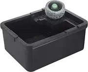 Small Fish Tank - Quiet Tank for Living Room | Ancient LED Aquariums with USB Pump for Betta Hospital Bedroom Shrimp Aquaponics Reef Bookshelf Desktop Display