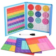 Magnetic Fraction Puzzles for Math Mastery Montessori Enlightenment with Fun Ari