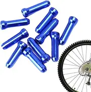 Ancsttu Cable Caps for s - End Tips Brake Cable Cover - 10 Brake Tips Aluminum Alloy Cable Guide, Shifter Ferrules Caps for Road Mountain s