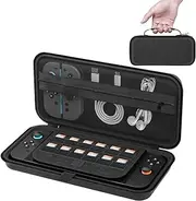 T Tersely Carrying Case for Switch 2 2025 with 12 Game Cards Holder, Protective Hard Portable Travel Bag Cover Shell Pouch Mesh Pockets for Accessories