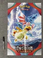 Pokémon Dragonite Promotional Poster/Book Cover Scarlet&Violet Obsidian Flames