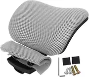 FUNOMOCYA Adjustable Office Chair Headrest Pillow Ergonomic Neck Support Cushion for Computer Gaming Chairs Easy Attachment Modern Design for Home and Office Use