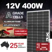 400W Mono Solar Panel 12V Caravan Camping Home Battery Charging Power 400 Watt