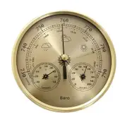 Weather Station Barometer Thermometer Hygrometer Pressure Gauge Temperature Humidity Measurement Wall Mounted Air Instrument 3in1