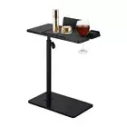 Sofa Bed End Side Stand Rack C Table Bathtub Tray Height Adjustable 360° Swivel