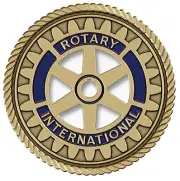Rotary International Medallion for Box Cremation Urn/Flag Case - 2 Inch Diameter