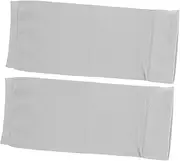 HONMEET 1Pair Lightweight Elbow Protection Sleeves for Summer Comfortable Compression Arm Sleeves for Sports Fitness and Joint Support Grey for Weightlifting