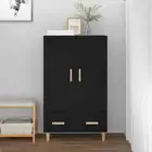 Highboard Black 70x31x115 cm Engineered Wood vidaXL