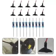 Painted Lights 20pcs HO Scale Layouts OO / HO Scale Street Light Brand New