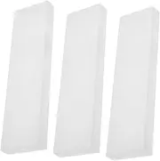 HOMOCONO 3 Pack Portable Tongue Scraper Travel Case Compact Storage Box for Tongue Scrapers