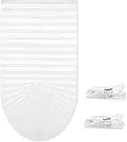 Temporary Blinds for Windows, No Drill Blinds,Easy to Install Non- Woven Pleated Blinds, Self-Adhesive Blinds for Bedroom Bathroom Kitchen Windows, Light Filtering, with 2 Clips (60 * 150cm) (White)