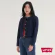 【LEVIS 官方旗艦】新年限定女款無領造型牛仔外套 / 金扣 / 天絲棉 A7376-0000 熱賣單品