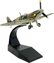 Oshhni 1/72 Scale Spitfire Fighter Aircraft Model Airplane Collection with Stand Lifelike Professional Aviation Souvenir