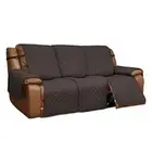 Cover, Reversible Couch Cover for 3 Seat Recliner Sofa Chocolate/Beige