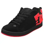 DC Shoes Court Graffik Womens Skate Trainers in Black Pink 5 UK
