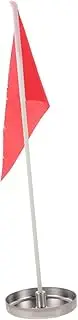 LOORGVEL Stainless Steel Golf Hole Cup Practice Flag Golf Training Cup Putting Cup and Flag Set